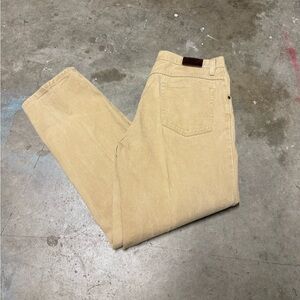 Vintage L.L. Bean Khaki Relaxed Loose Fit Pants Like new Size 33x30 90s Y2K